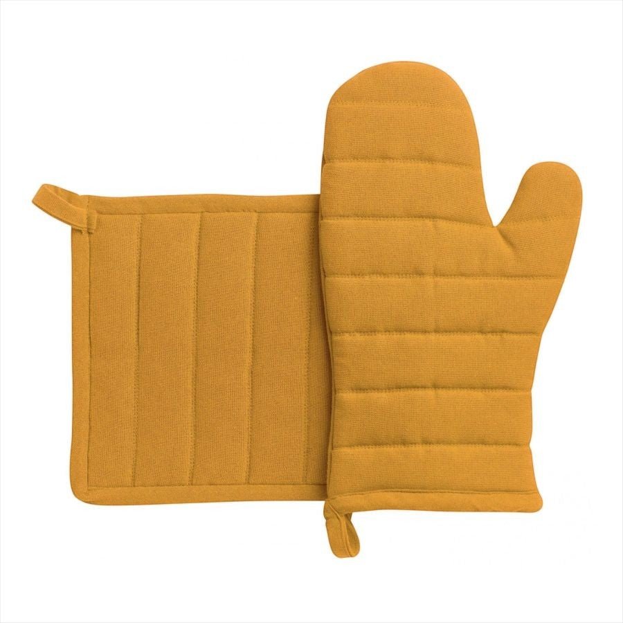 Produktfoto:
Winkler Ofenhandschuh + Topflappen Senfgelb