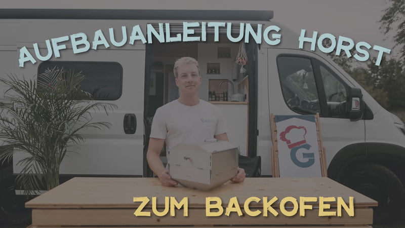 Video:
Erläuterung wie man  Horst als Backofen zusammenbaut