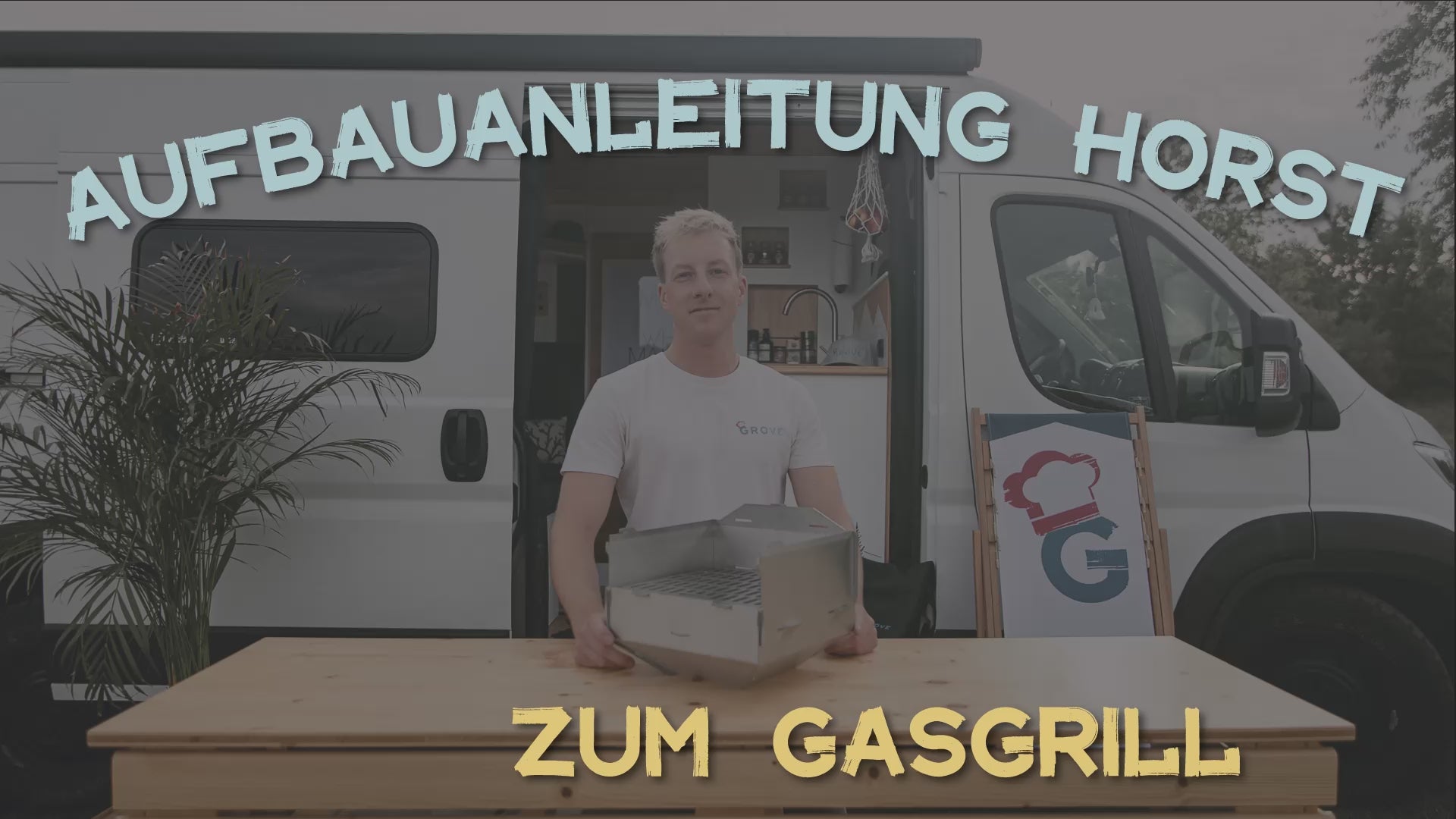 Laden Sie das Video: Video:
Erläuterung wie man  Horst als Gasgrill zusammenbaut